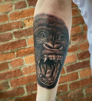 Only gorilla tattoo I’ve ever been requested to do