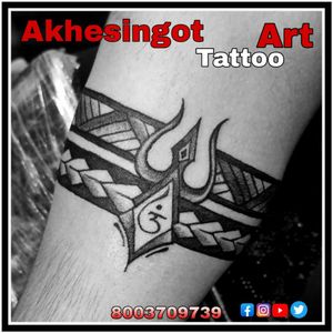 Tattoo uploaded by Akhesingot Tattoo Art in Jodhpur 8003709739 • Band Tattoo  // Akhesingot Tattoo Art Jodhpur // 8003709739 • Tattoodo