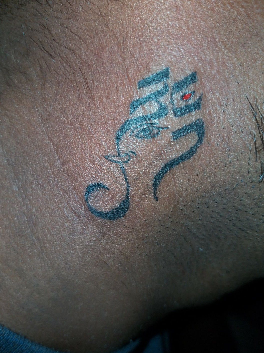 Om Ganesha Trishul Tattoo By Xpose Tattoos Jaipur  फट शयर