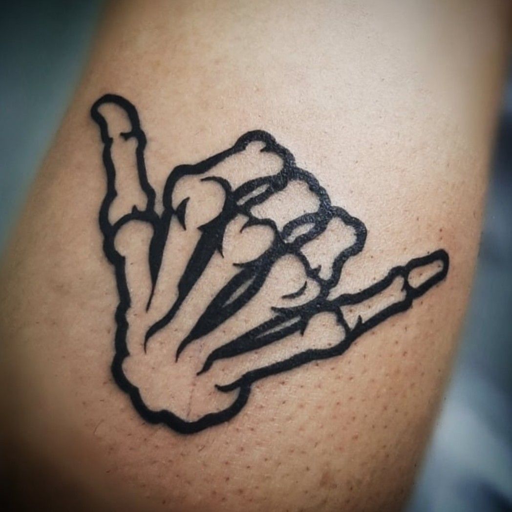 skeleton hand tattoo  INKDEPENDENT TATTOO GIRONA