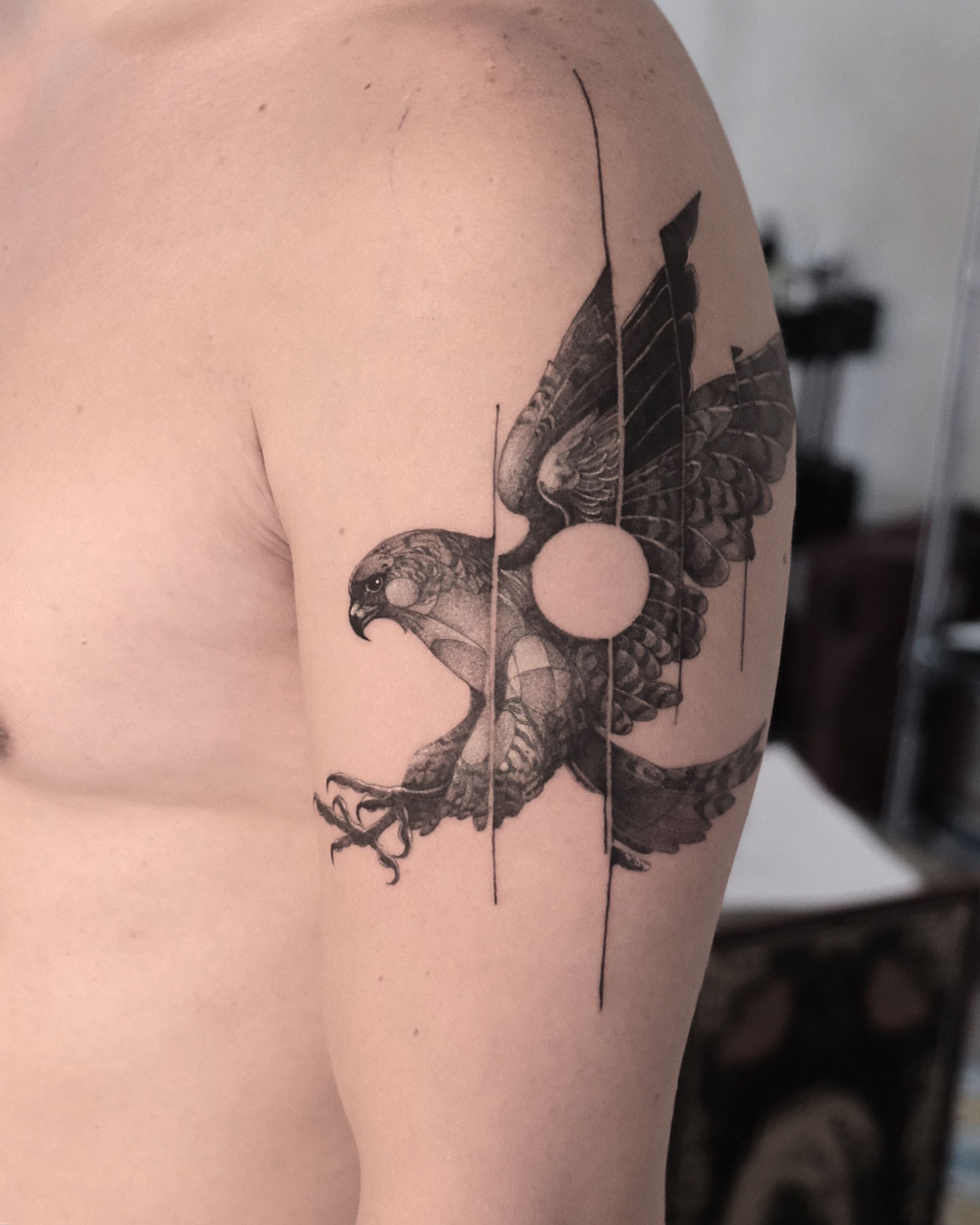 harpy eagle by Cory Norris TattooNOW