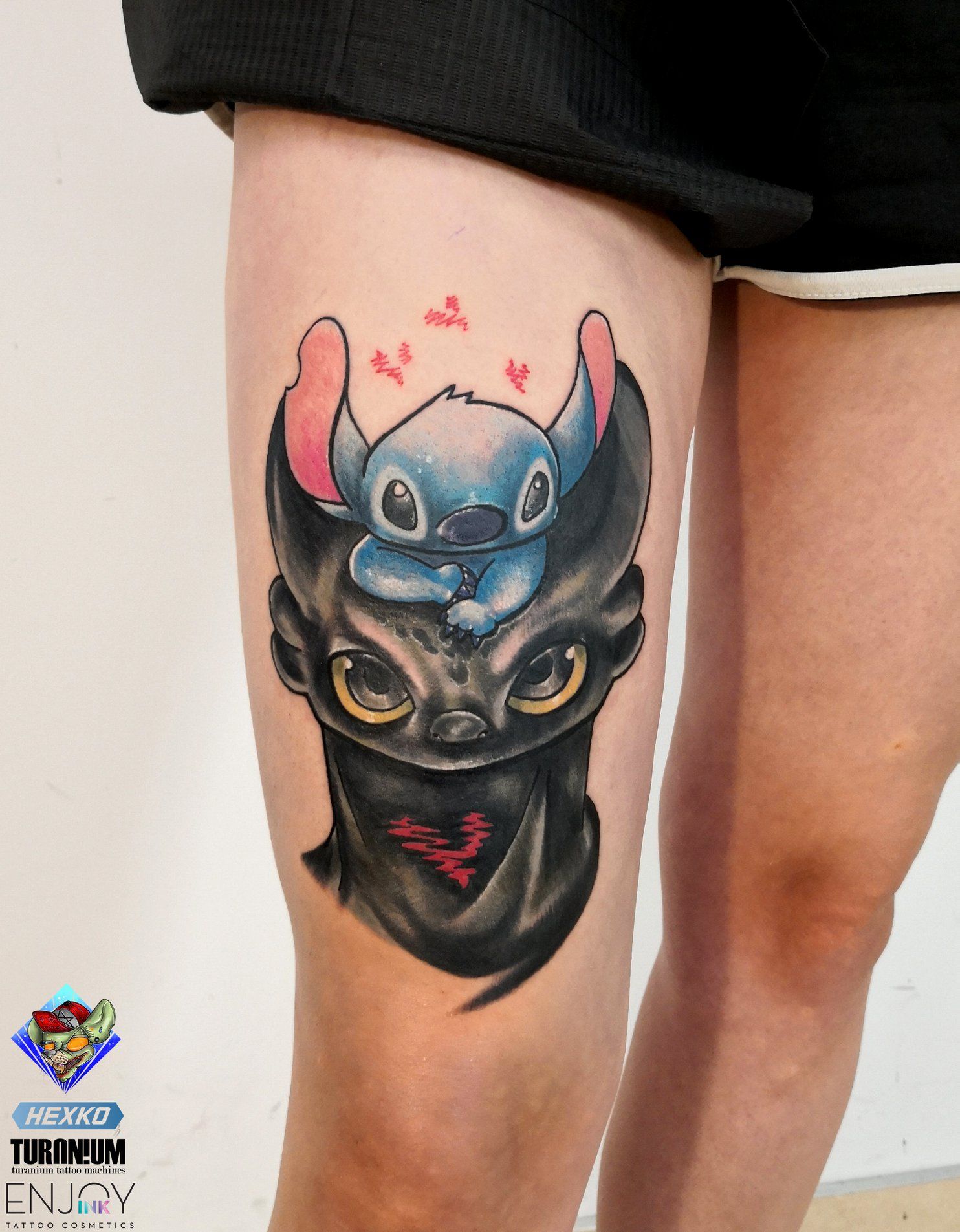 Stitch and Toothless cuteness for  CVH Tattoos  Designs  Facebook