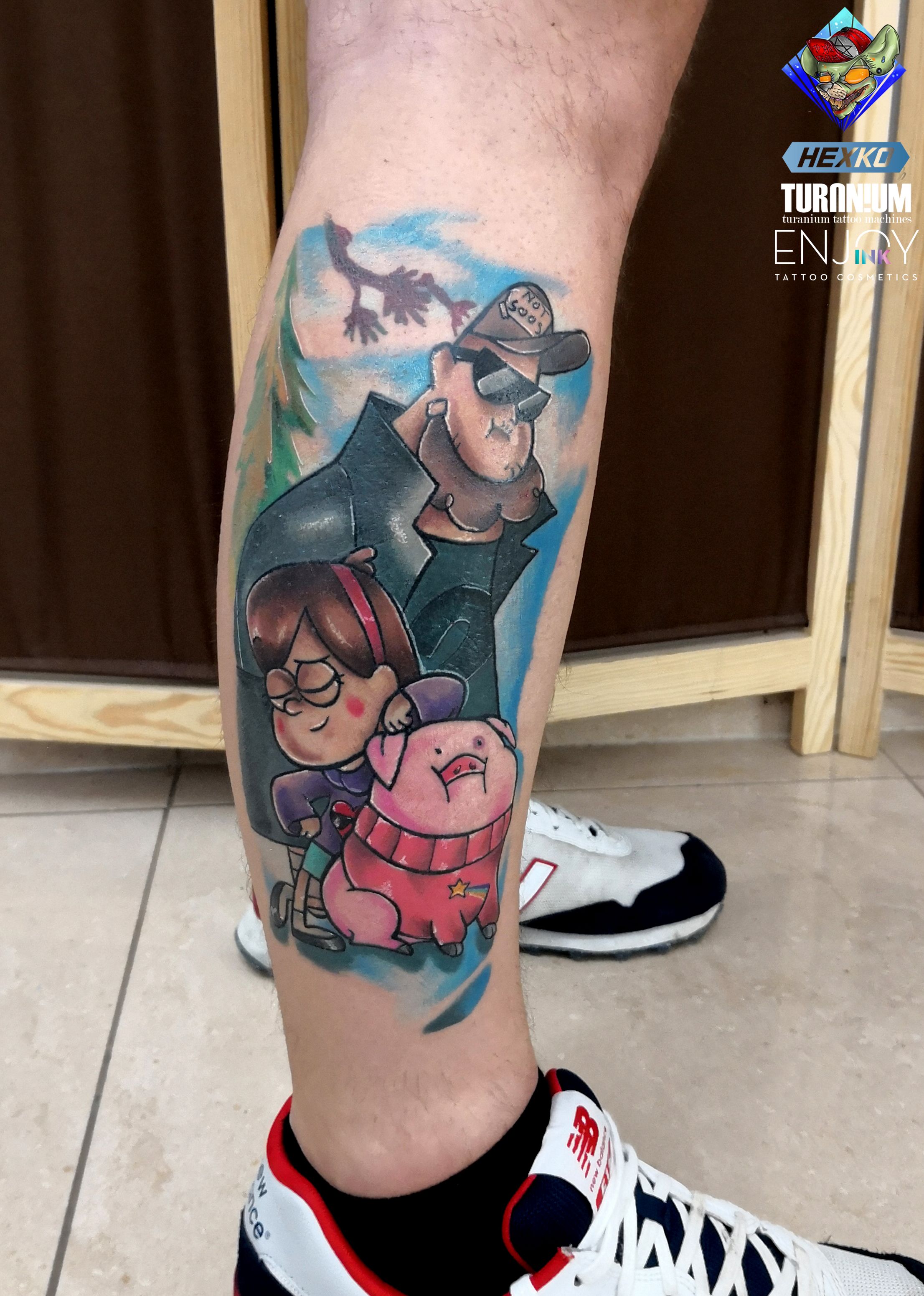 enjoy the calm before the storm  this is my new tattoo its gravity falls  themed