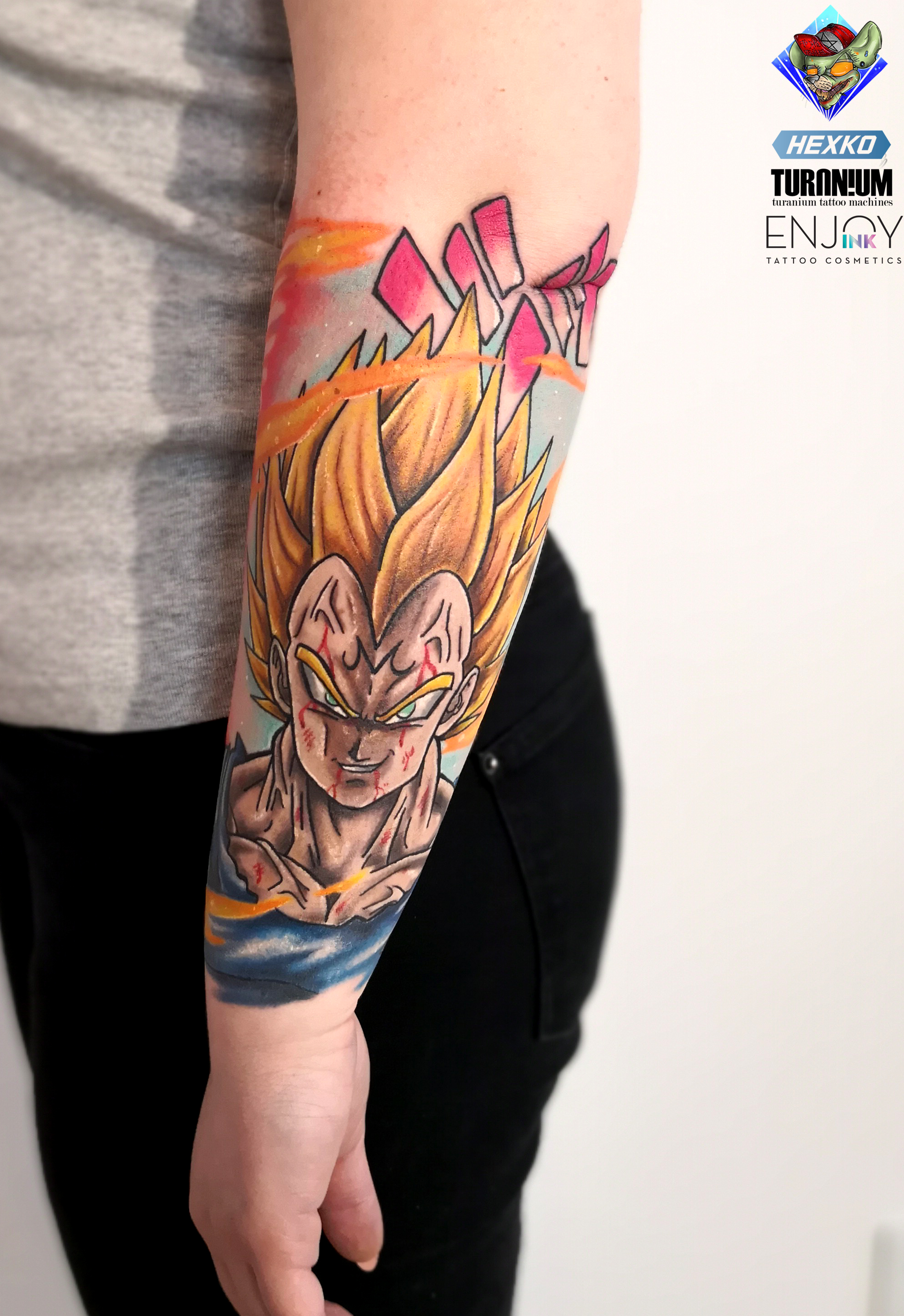 Tattoo uploaded by Daisy Bibaxt Tattoo • Majin vegeta ~ dragon ball tattoo  Work in progress • Tattoodo