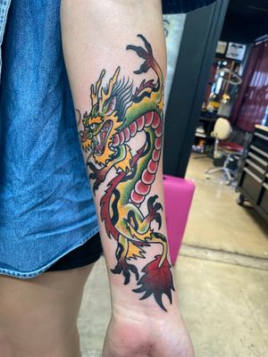 Dragon from my guest spot in Tulsa!