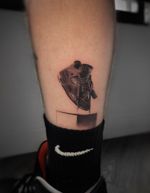 Nikes on my feet #microrealistic # #portrait #realism #tattoo #art #ink #tattoo #charlyavila #blackandgrey #surrealist #Jordan #nike 
