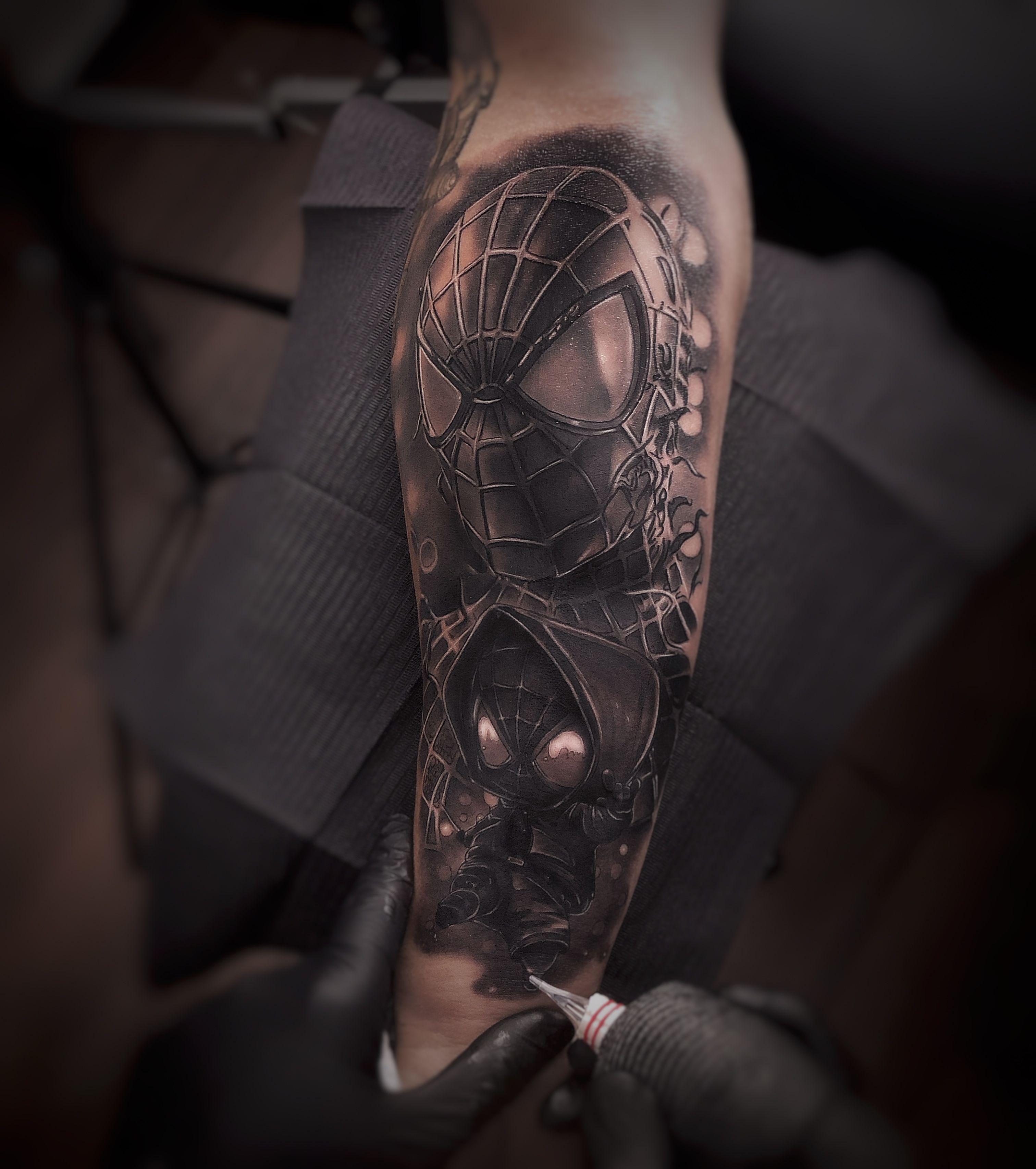 Black Anchor Worldwide on Instagram Check out this rad SpiderMan tattoo  by blackanchorworldwide artist crojasart done with revolutionink  blackanchorcollective