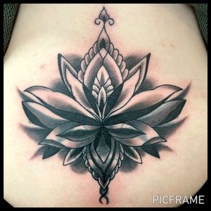 Large Lotus cover up piece..