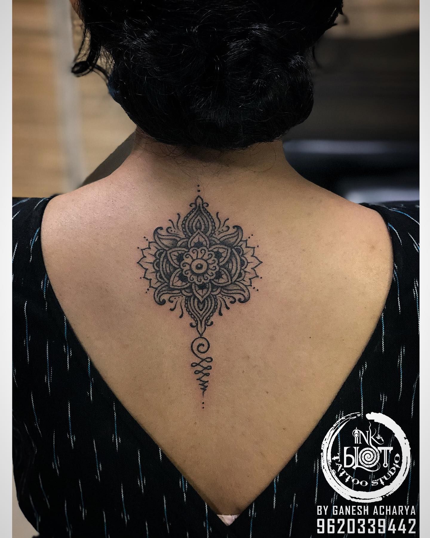 Tattoo uploaded by Inkblot tatoo studio • Unalome mandala tattoo done  @inkblottattooz Contact :9620339442 #tattoo #tattoos #tattooideas # tattoodesign #tattoogirl #tattooart #tattooartist #tattooart #tattoolife # mandalatattoo #tattooink #tattooed ...