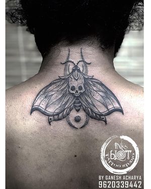 Butterfly with skull tattoo done @inkblottattoozContact :9620339442#tattoo #tattoos #tattooideas #tattoodesign #tattooart #tattooartist #tattoolife #tattooink #tattooflash #tattooink #tattooflash #banglore #bangalore #tattoosleeve #necktattoos #tattoolove #tattooinspiration #tattooshop #tattooworld #tattooworkers #jayanagar #jpnagar #love #skulltattoo — Inkblot tattoo & art studio 