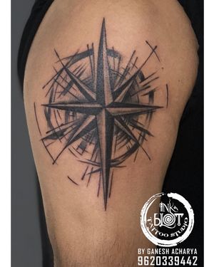 Abstract compass tattoo done @inkblottattooz Contact :9620339442 #tattoo #tattoos #tattooideas #tattoodesign #tattoosleeve #tattooshop #tattooart #tattooartist #tattooworkers #tattoodesign #tattooink #tattoolife #tattoolife #tattooink #tattooed #tattooworld #tattooinspiration #tattoogirls #tattoolovers #inked #banglore #jpnagar #banglore #jayanagar — Inkblot tattoo & art studio 