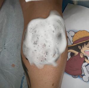 Luffy one piece tattoo and design by me 
