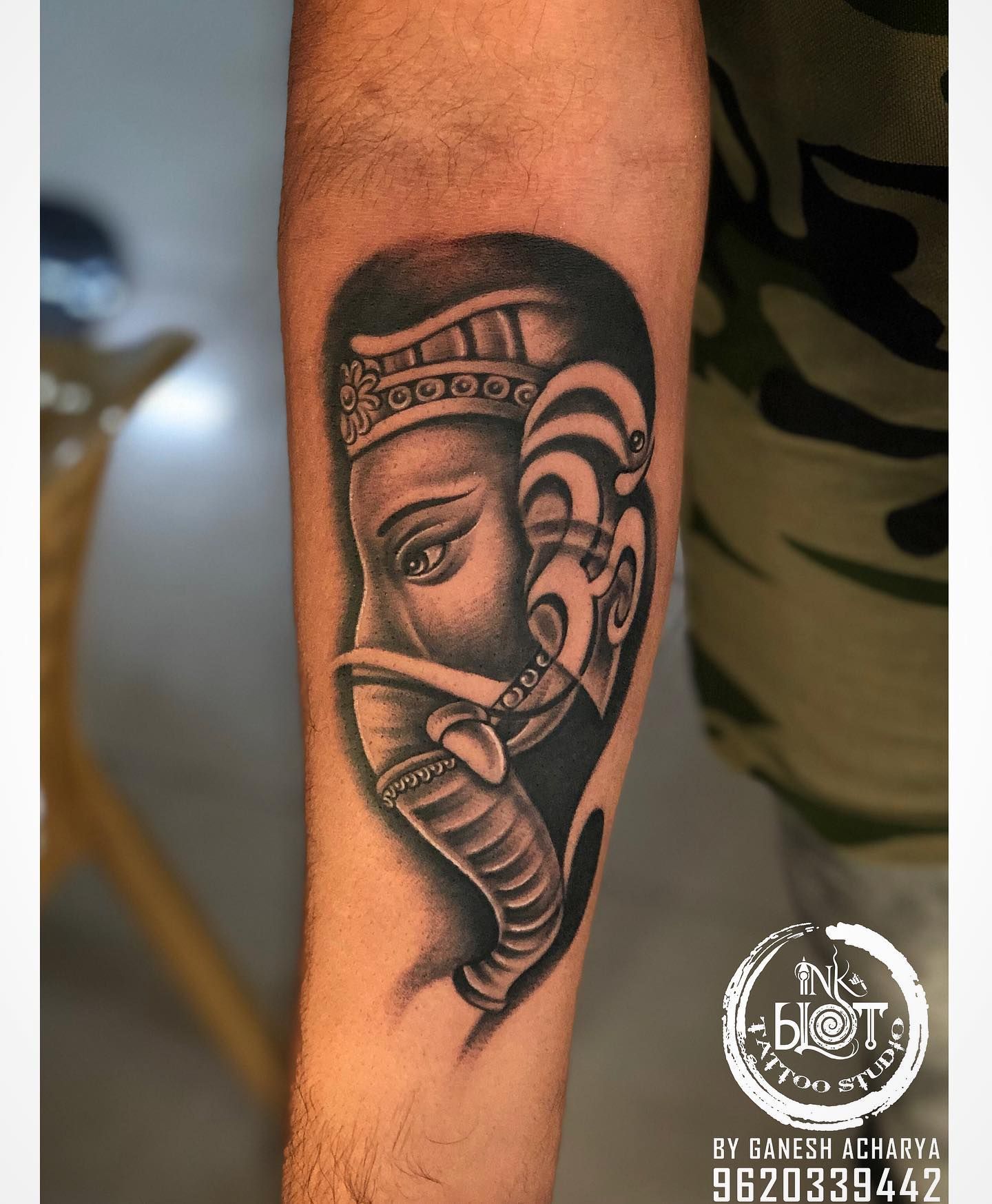 Ganesh tattoo in Nepal | Sumina Shrestha | Suminu Tattoo in Nepal - Tattoo  artist in Nepal