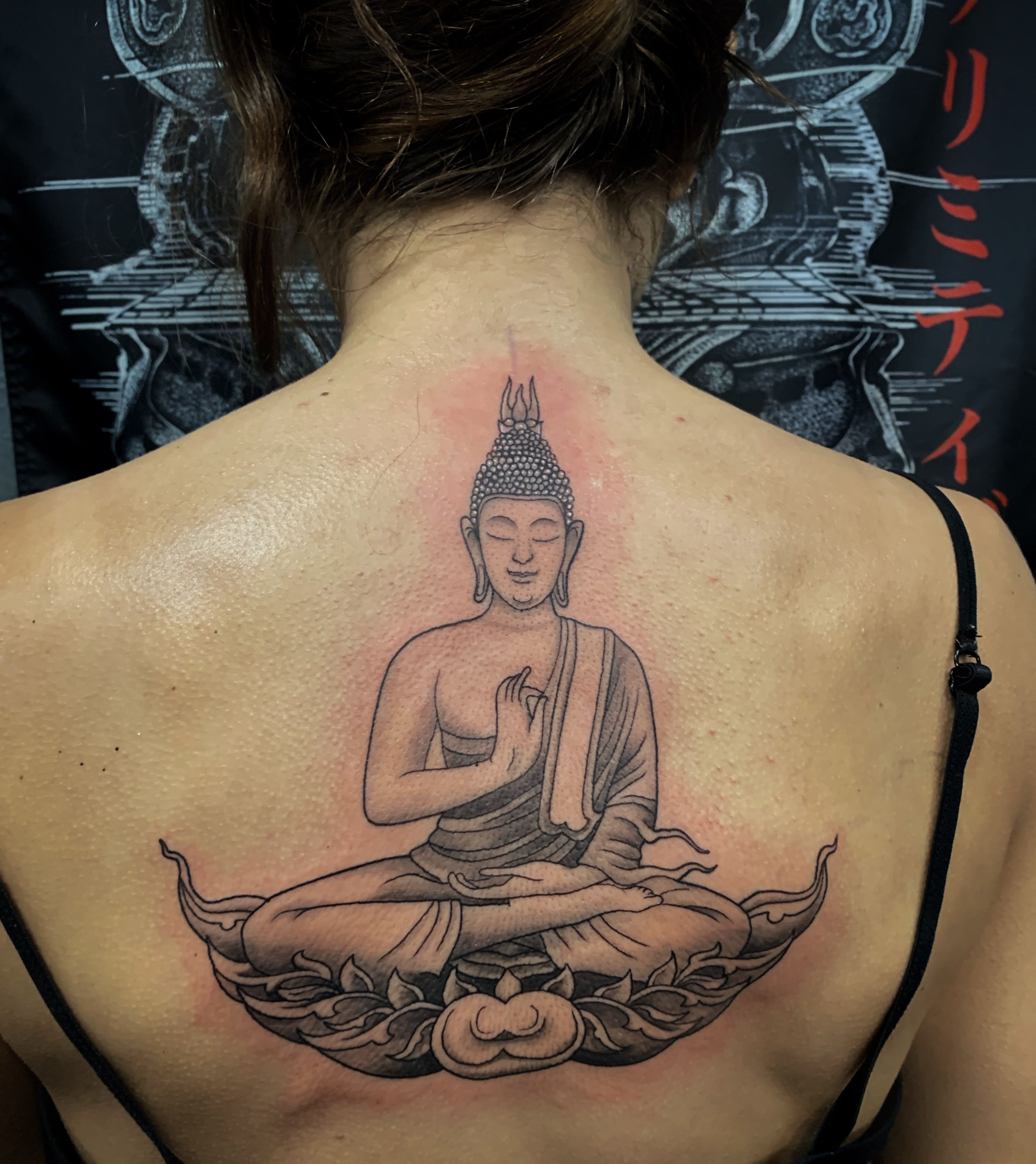 Buddhist style full back tattoo - Tattoomagz.com › Tattoo Designs /  Ink-Works Gallery | Full back tattoos, Back tattoo, Buddha tattoo