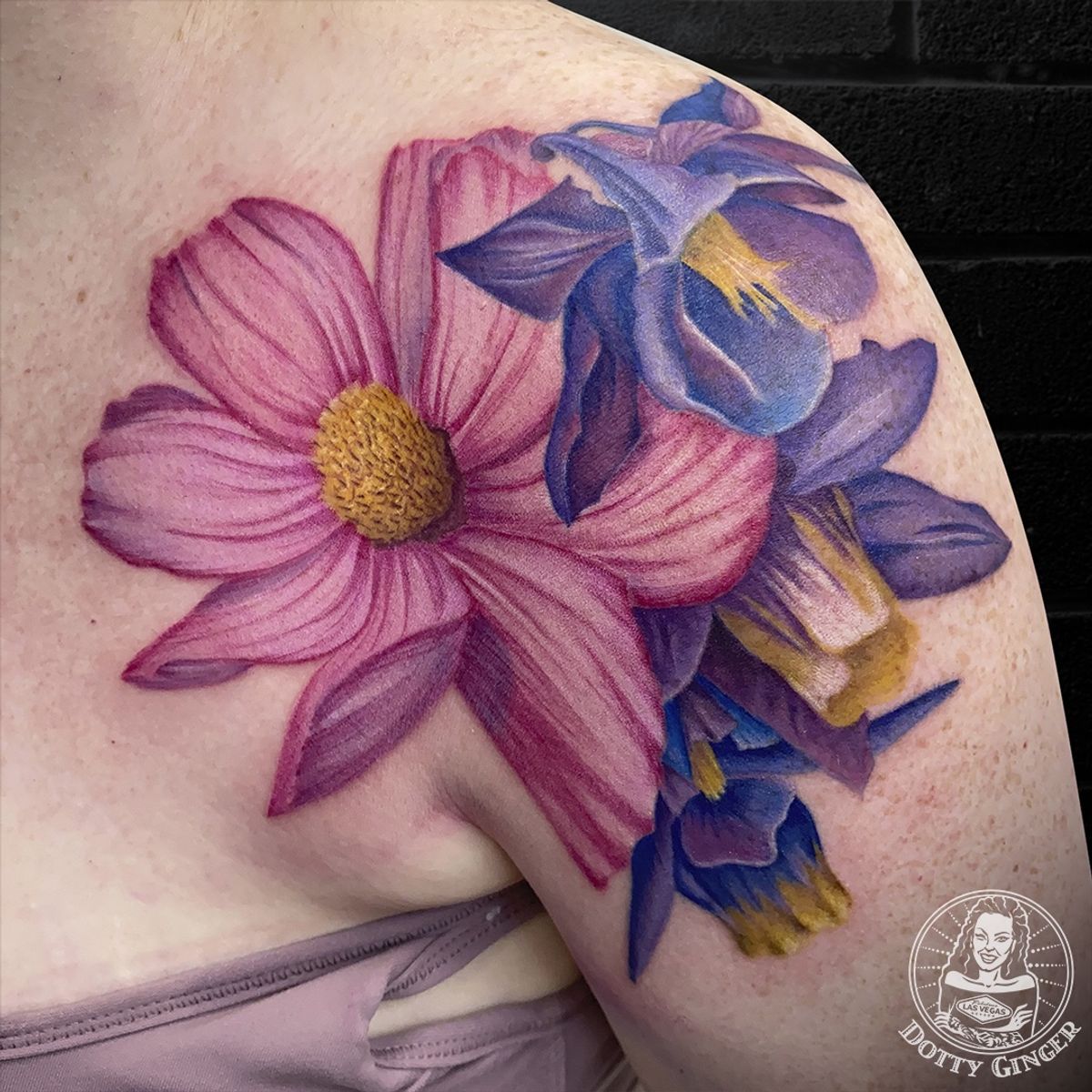 Tattoo uploaded by Dotty Ginger • Colorful daisies • Tattoodo