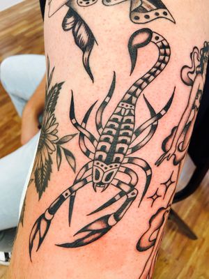Scorpion done by Alvin Aldridge