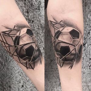 Football tattoo? Sure. Made by Tomasz