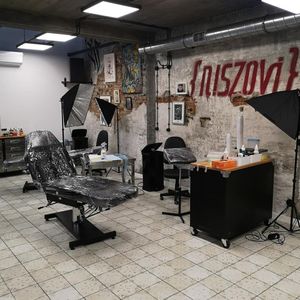 Part of tattoo room