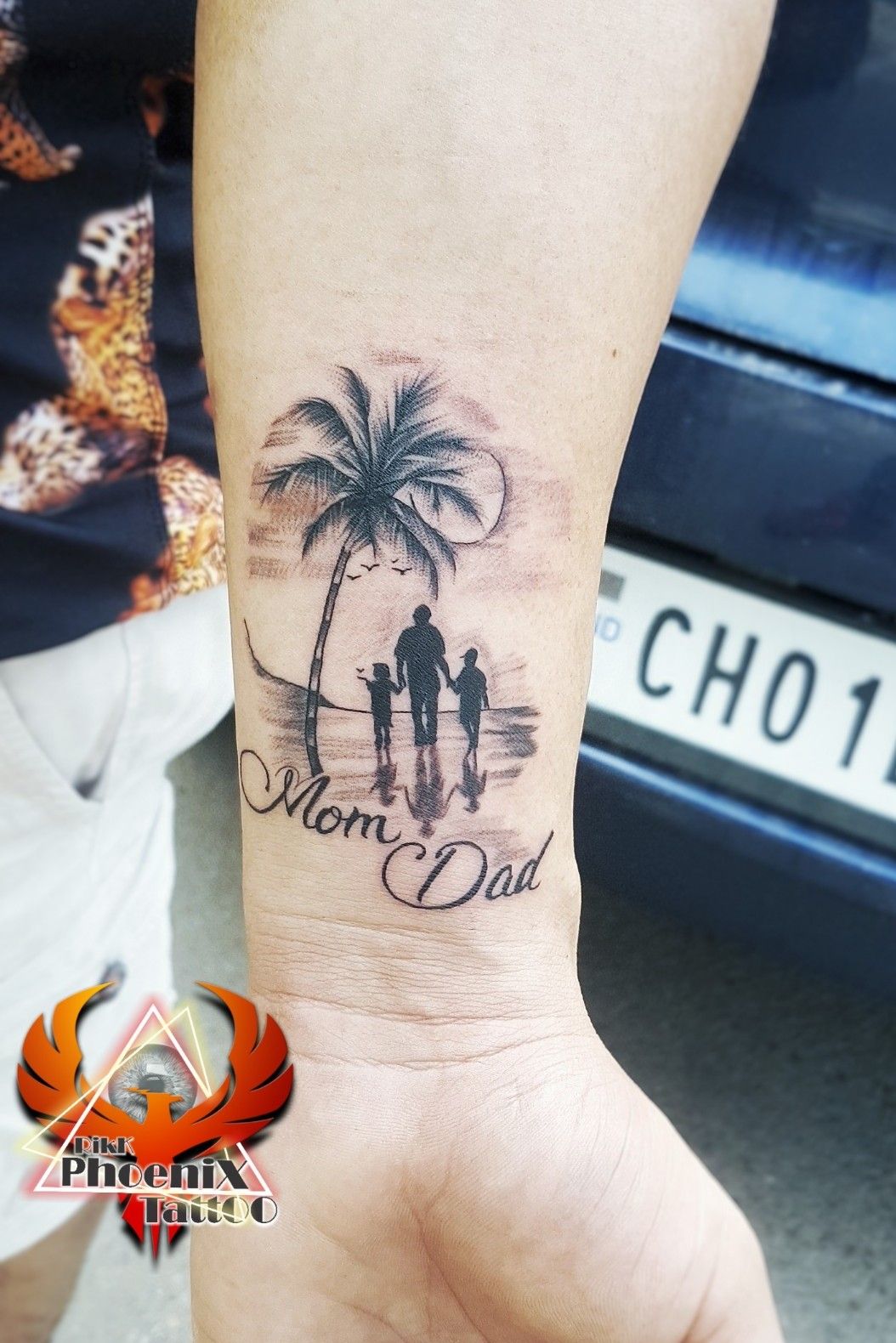 Vishnu ink tattoo on Instagram My New Mom Dad with Son Tattoo Work I  Hope You Like It Vishnu Ink Tattoo Warasiya Vadodara Gujarat India  M9998944741 