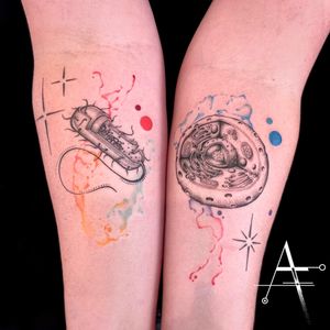 🔬🧫🧬 . For custom designs and booking; alperfiratli@gmail.com . . . . . #cell #cells #colortattoo #tattoo #tattooidea #customtattoo #startattoo #biology #surreal #surrealism #biologytattoo #abstracttattoo #psychedelic #microscopy #microart #biological #microbiology #spacetattoo #abstractart #scientificillustration #surrealtattoo #surrealart #scientific #science #scienceart #tattooideas #tattooart #dna #scientific