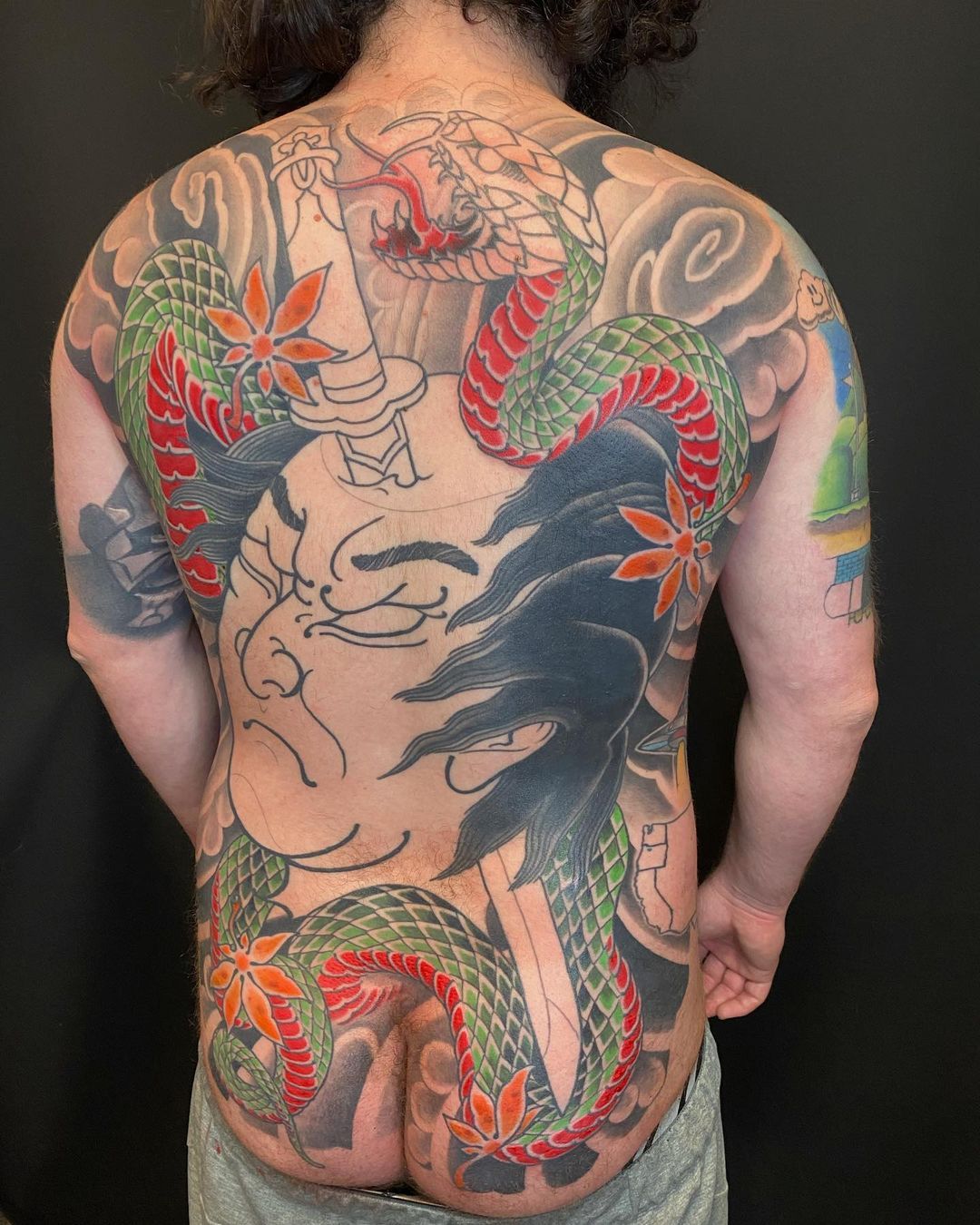 Bath Towel Kazuma Kiryu Tattoo Like a Dragon  Meccha Japan