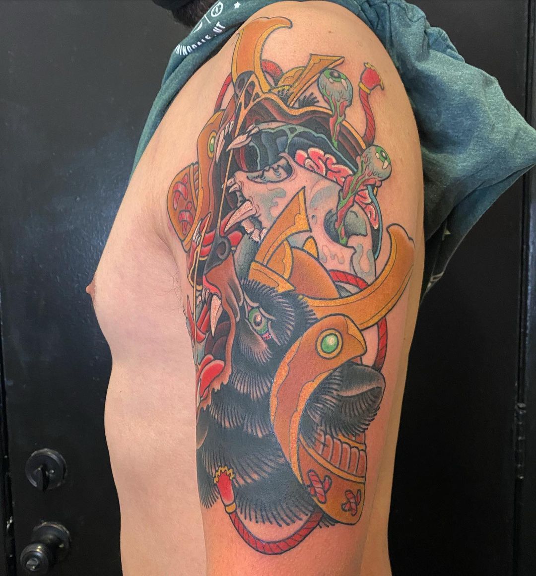 Tiago Tattoos  Bear catching koi fish tattoo Japanese  Facebook