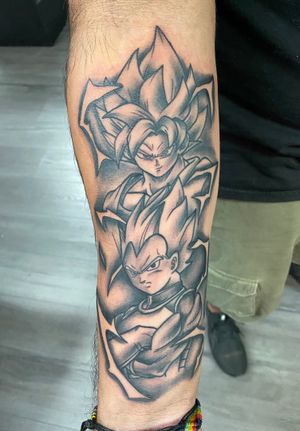 Goku and Vegeta Dragon Ball Z forearm piece