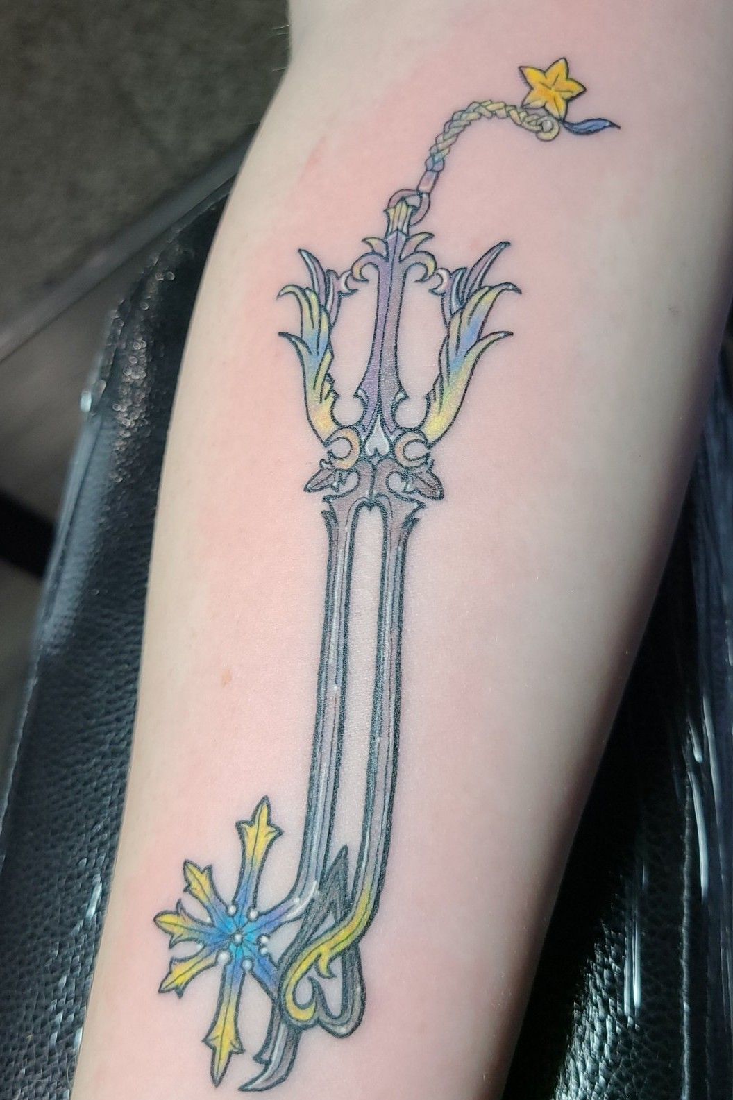 Recently got an Oblivion and Oathkeeper Tattoo on my forearms Thought they  might be enjoyed on here  rKingdomHearts
