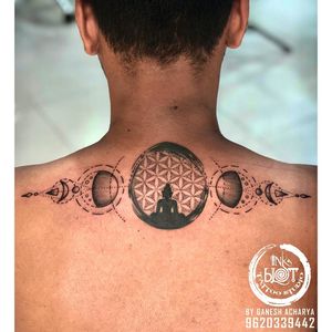 Buddha tattoo by inkblot tattoos contact :9620339442