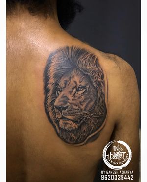 Lion tattoo by inkblot tattoos contact :9620339442