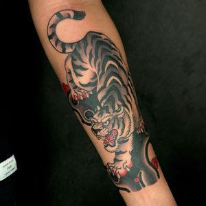 Traditional Japanese tiger 