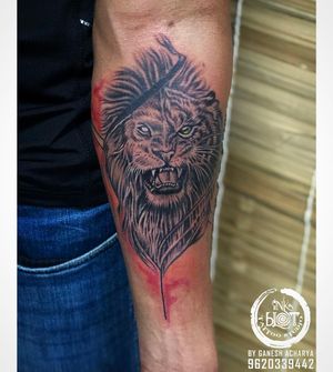 Tiger tattoo by inkblot tattoos contact :9620339442