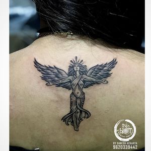 Angel tattoo by inkblot tattoos contact :9620339442
