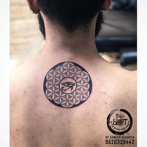 Flower of life tattoo by inkblot tattoos contact :9620339442