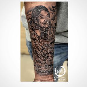 Portrait tattoo by inkblot tattoos contact :9620339442