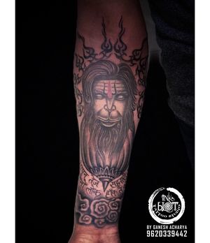 Tattoo uploaded by InkBlot Tattoo studio • Hanuman tattoo by inkblot tattoos  contact :9620339442 • Tattoodo