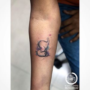 Watercolor tattoo by inkblot tattoos contact :9620339442