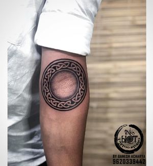 Celtic circle tattoo by inkblot tattoos contact :9620339442