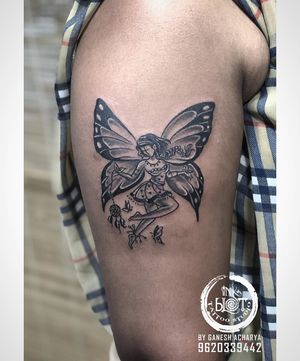 fairy tattoo by inkblot tattoos contact :9620339442