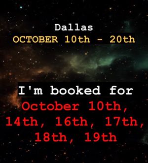 Dallas October 10th-20th 2021