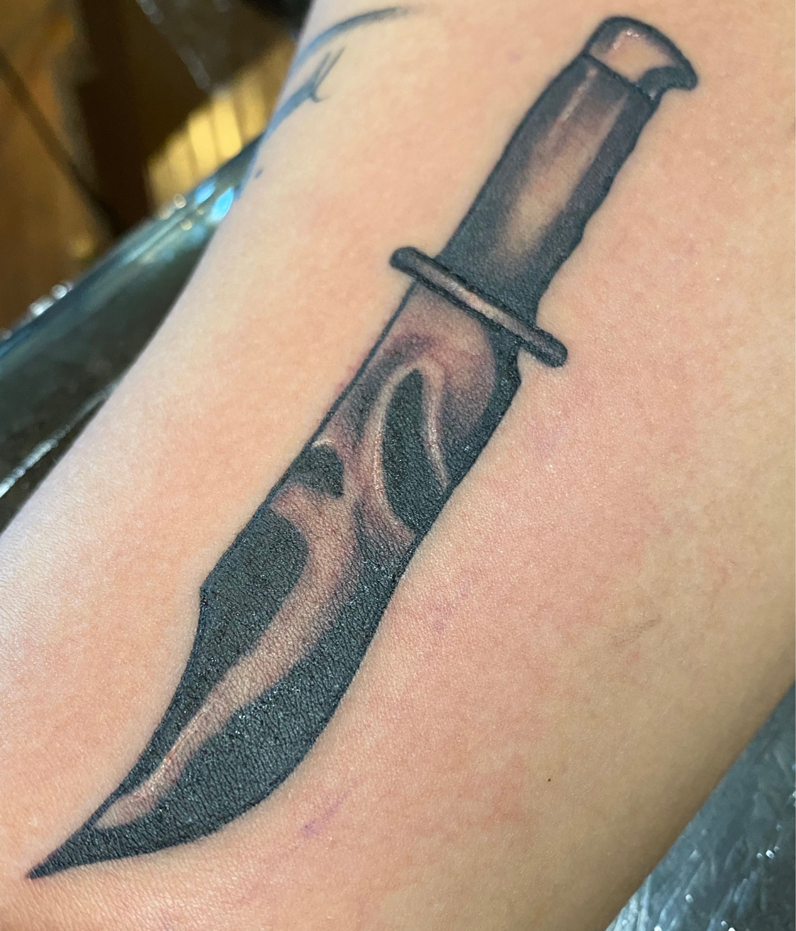 Knife Tattoo Flash Blade Design knife png  PNGEgg