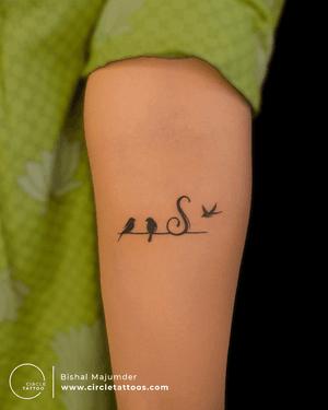 Initial Tattoo by Bishal Majumder at Circle Tattoo