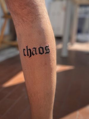 CHAOS done by me In my private studio 