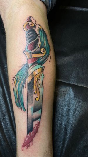 Traditional Dagger #dagger #tradi #blood #art 