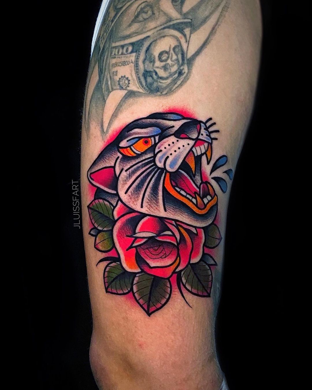 Panther Rose, Thomas Titus, Cutthroat Tattoo, Bigfork MT : r/tattoos
