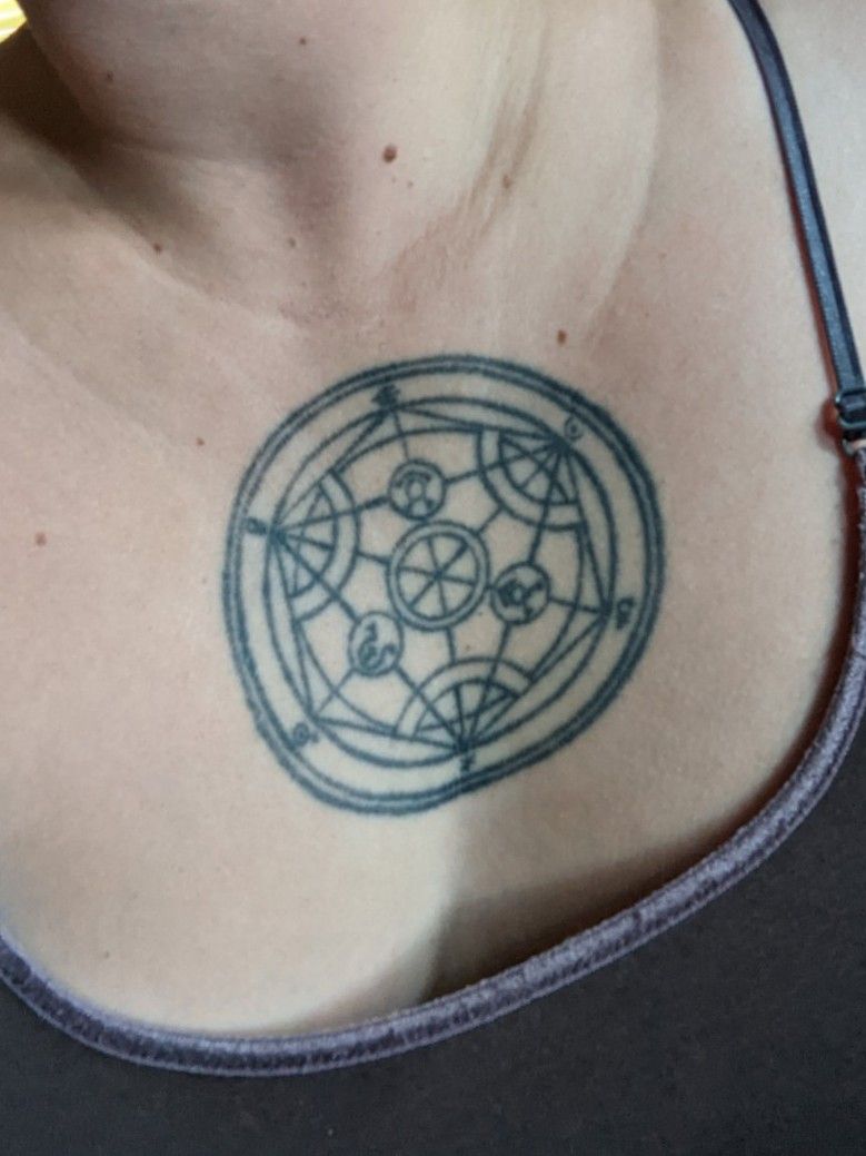 transmutation circle tattoo