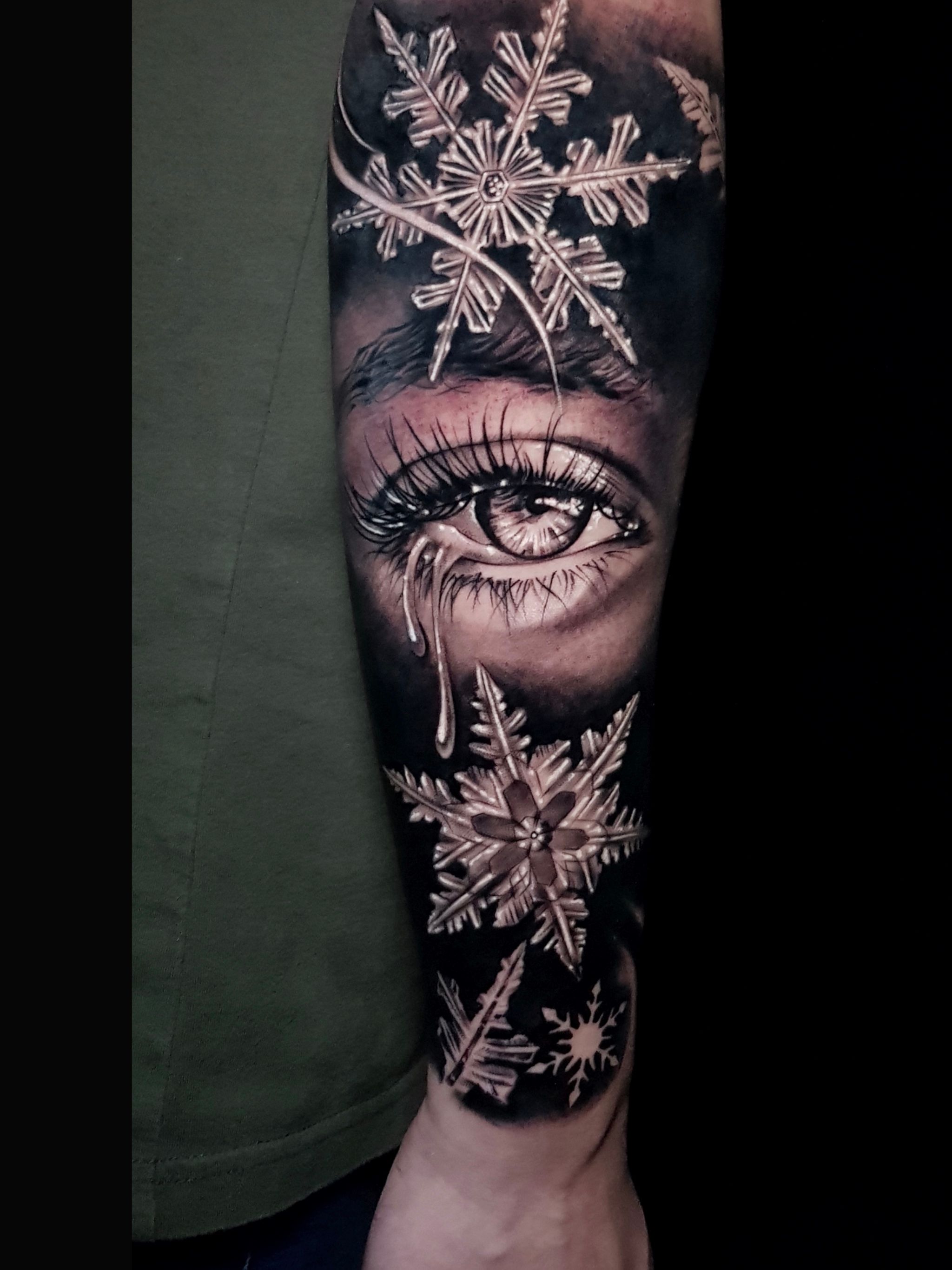 snowflakes' in Dark Art Tattoos • Search in +1.3M Tattoos Now • Tattoodo