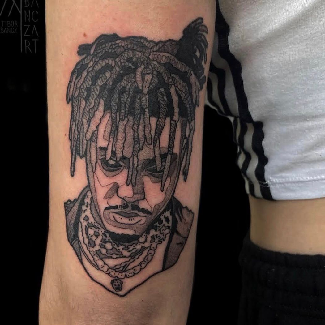 Rapper 'Juice Wrld' portrait... - Tim Langer Tattoo Artist | Facebook