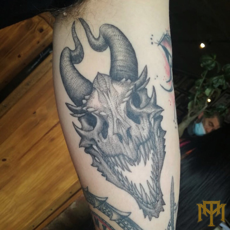 Tattoo uploaded by Trade Mark Tattoo • By Rebecca Claxton • Tattoodo