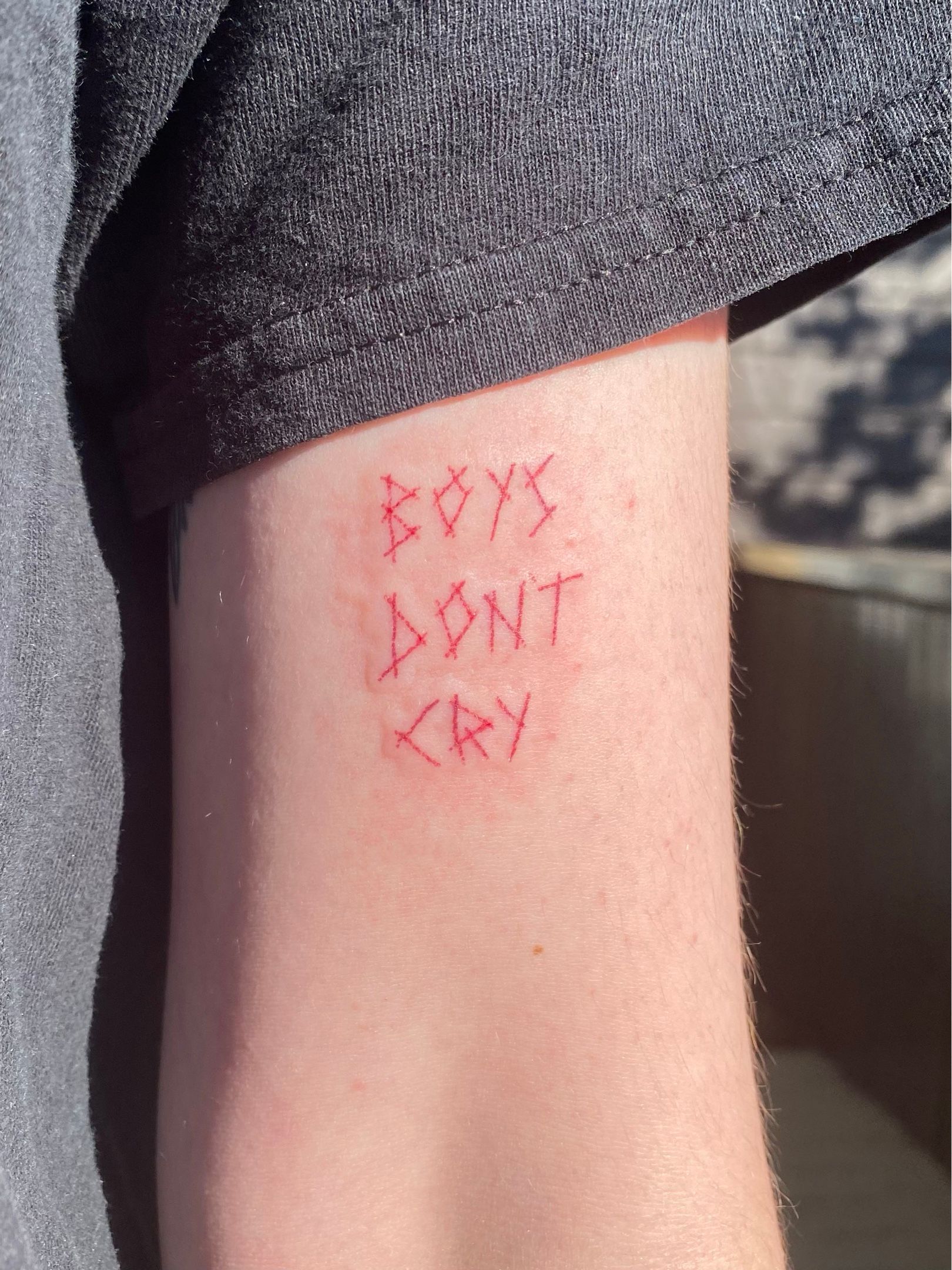 Tattoo uploaded by aaron • Boys Don't Cry. Frank Ocean inspired